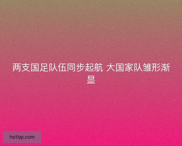 两支国足队伍同步起航 大国家队雏形渐显